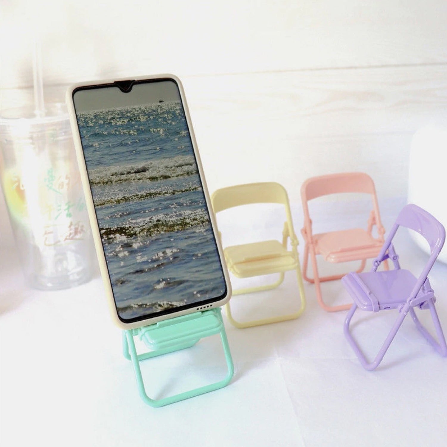 4847 1 Pc Chair Stand With Box As A Mobile Stand For Holding And Supporting Mobile Phones Easily. DeoDap 4847 1 Pc Chair Stand With Box As A Mobile Stand For Holding And Supporting Mobile Phones Easily. DeoDap